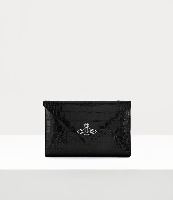 Vivienne Westwood CROCODILE ENVELOPE CLUTCH